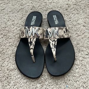 Michael Kors snakeskin flats